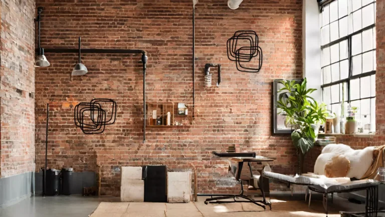 Industrial chic metal wall art