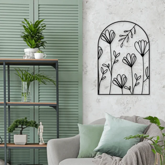 Floral Harmony • A floral inspired wall decor • Floral wall decor 4