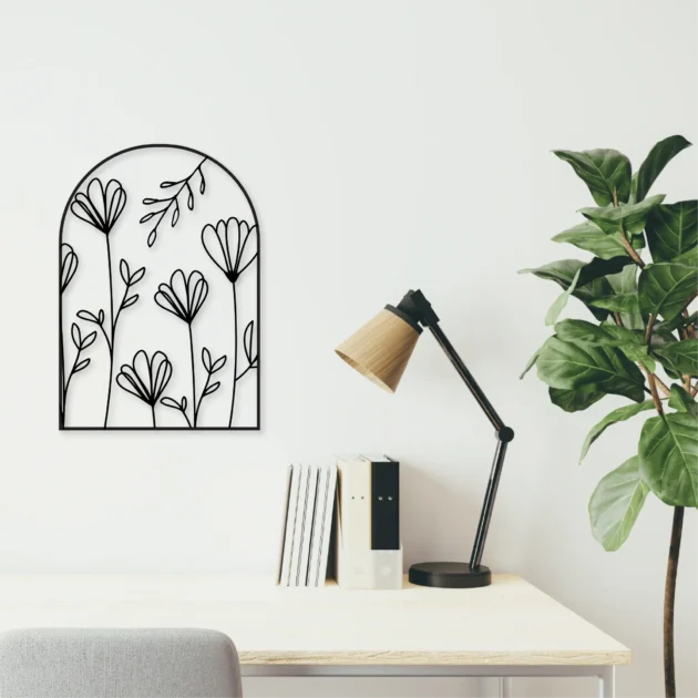 Floral Harmony • A floral inspired wall decor • Floral wall decor 2